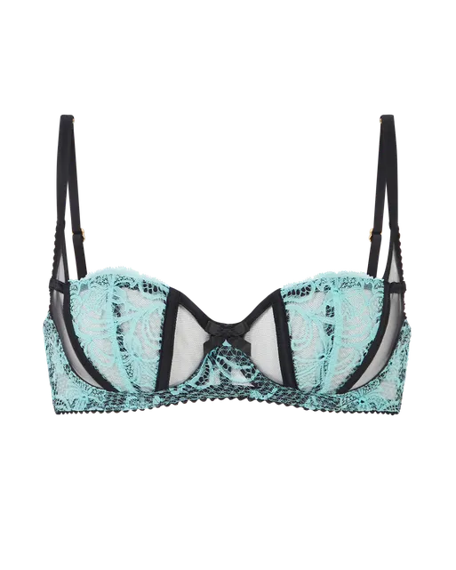 Rozlyn Balconette Underwired Bra  Mint | Agent Provocateur