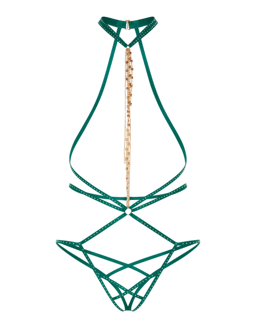 Rubi Playsuit Jade Green | Agent Provocateur