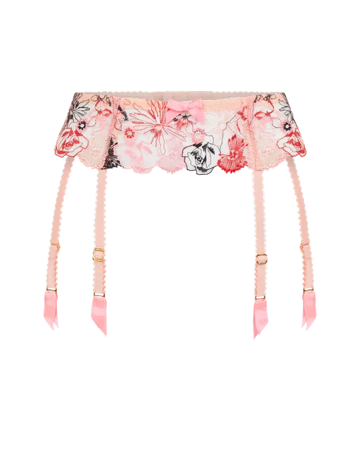 Zuri Suspender Pink | Agent Provocateur