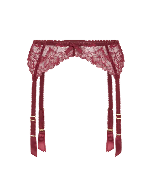 Leni Suspender Burgundy | Agent Provocateur