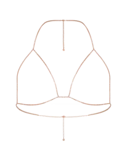Bougie Bra Rose Gold/Crystal | Agent Provocateur