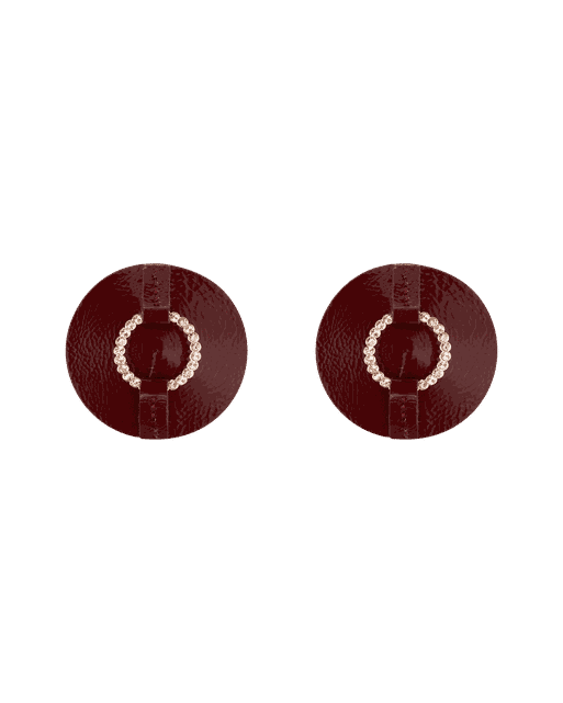 Darlina Pasties Burgundy/Gold | Agent Provocateur