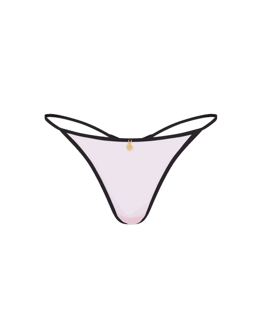 AP ASAP Trixie Thong Baby Pink/Black | Agent Provocateur