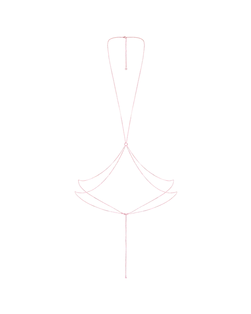 Jessah Bodychain Pink/Clear | Agent Provocateur