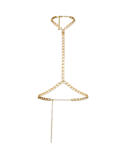Meriem Body Chain Gold/Crystal | Agent Provocateur