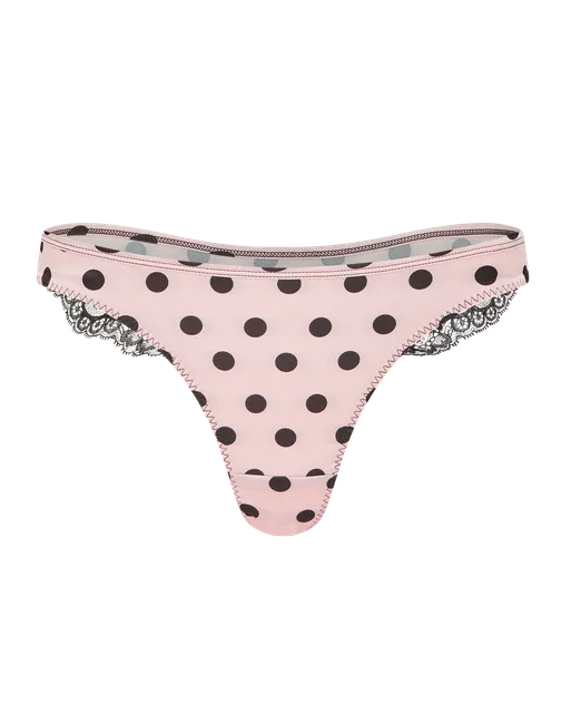 Rivere Brazilian Brief  Pink/Black | Agent Provocateur