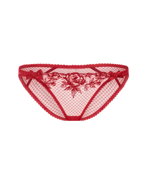 Rosia Full Brief  Burgundy | Agent Provocateur