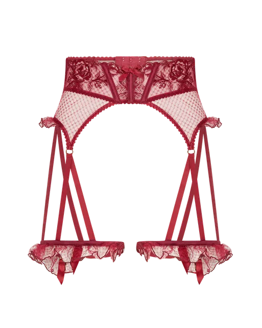 Rosia Suspender Burgundy | Agent Provocateur