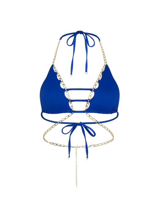 Tazzie Bikini Top Blue | Agent Provocateur