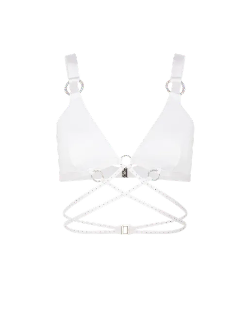 Tenesee Bikini Top White/Ab | Agent Provocateur