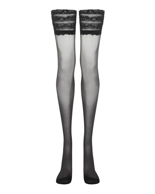 Neeve Hold Ups Black | Agent Provocateur