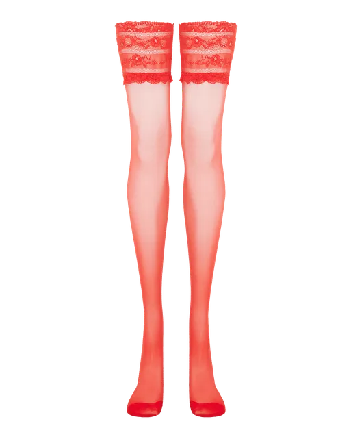 Neeve Hold Ups Red/Red | Agent Provocateur