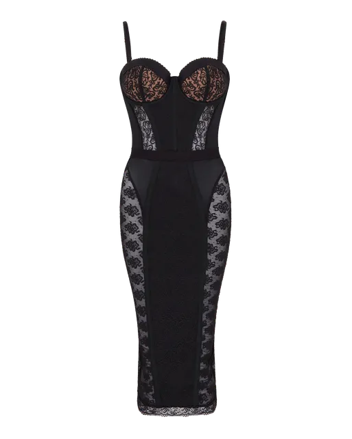 Mercy Corset Dress Black | Agent Provocateur