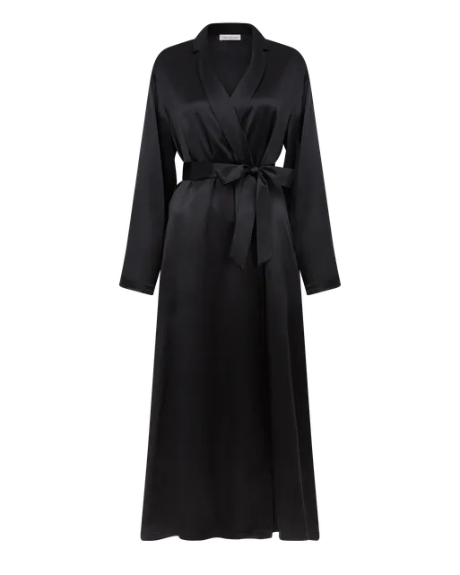Cecily Long Gown Black | Agent Provocateur