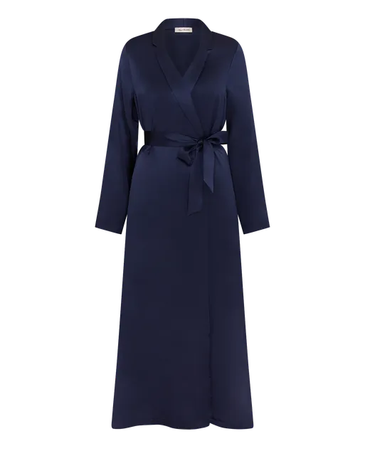 Cecily Long Gown Navy | Agent Provocateur