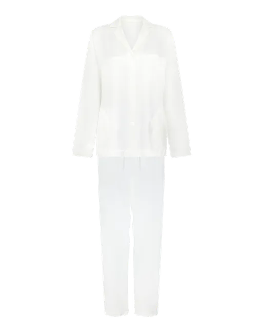 Cecily Pyjama Set Ivory/Ivory | Agent Provocateur