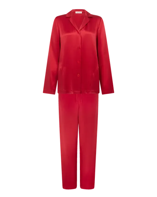 Cecily Pyjama Set Red/Red | Agent Provocateur