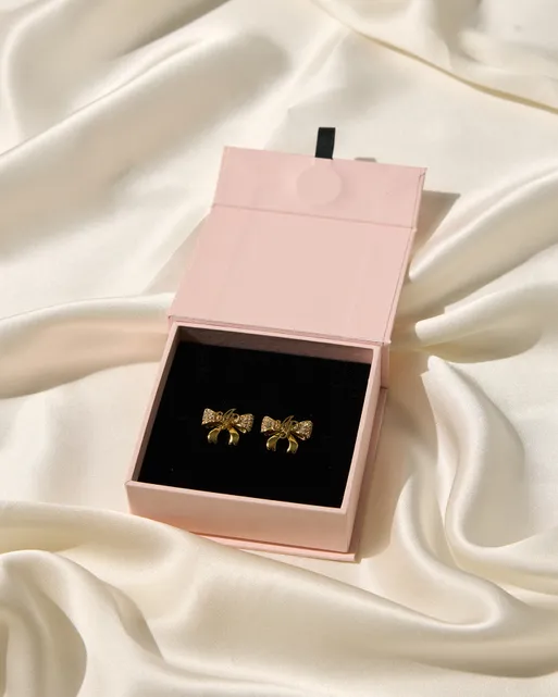 Brietta Earrings Gold/Crystal | Agent Provocateur