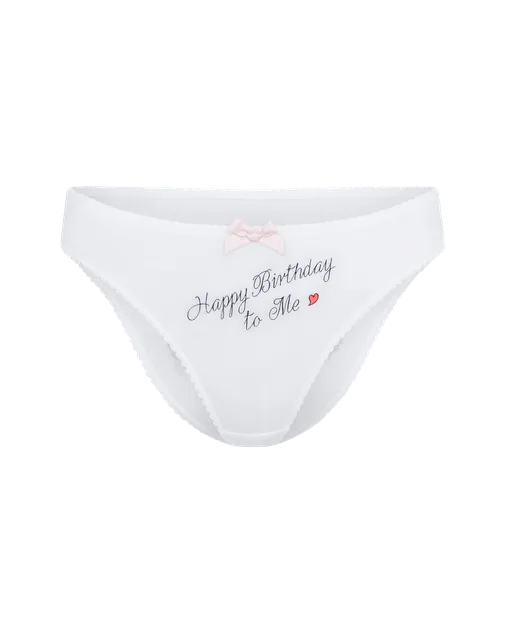 30th Gurty Brief White/Multi | Agent Provocateur