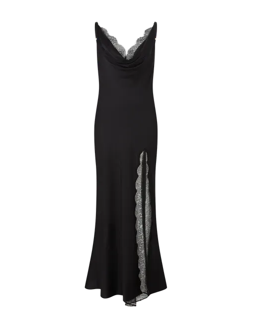Allina Long Slip  Black | Agent Provocateur