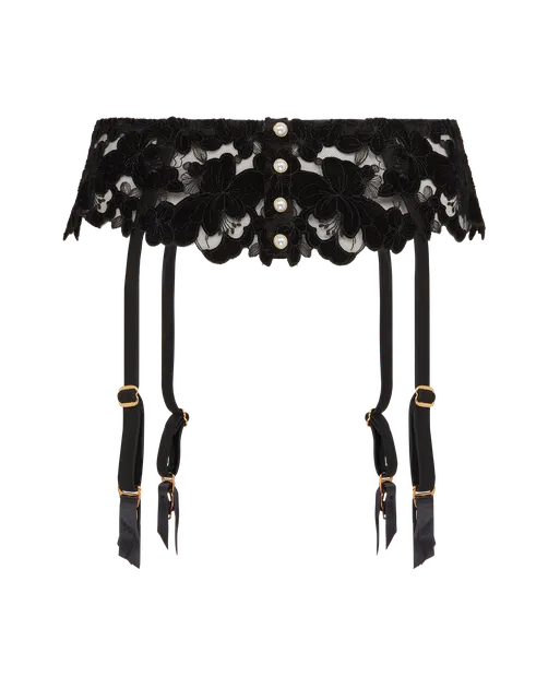 Arietta Suspender Black | Agent Provocateur