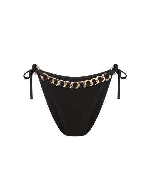 Axl Bikini Bottoms  Black/Gold | Agent Provocateur