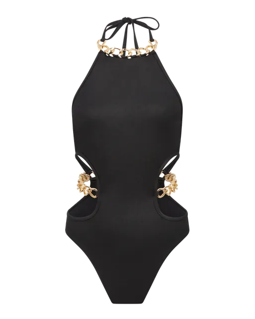 Axl Swimsuit Black/Gold | Agent Provocateur