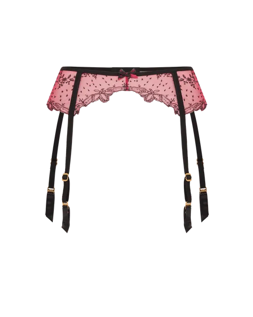 Graice Suspender Graice Black Pink | Agent Provocateur