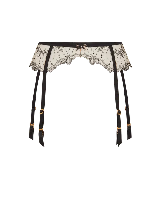 Graice Suspender Black/Sand | Agent Provocateur