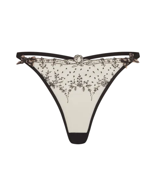Graice Thong Black/Sand | Agent Provocateur