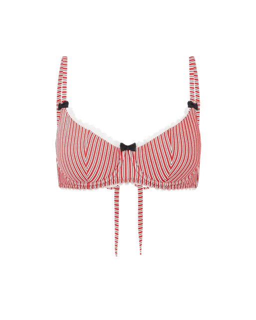 Milli Bikini Top White/Red | Agent Provocateur