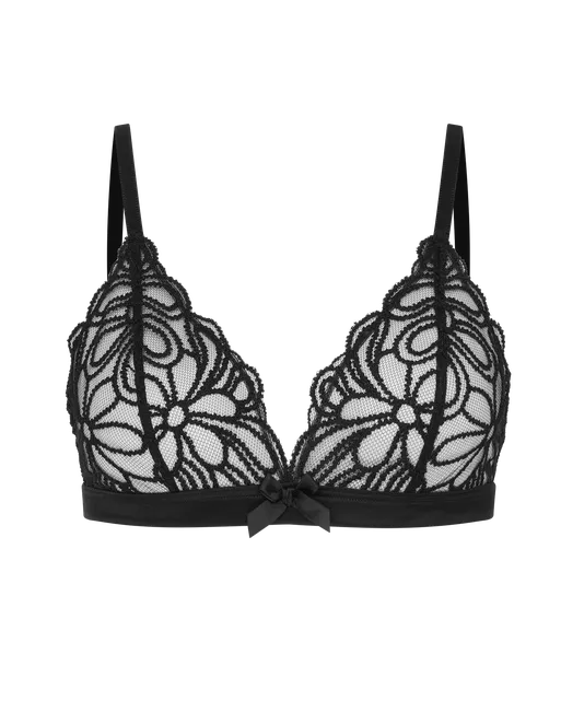 Nelle Soft Cup Bra Black | Agent Provocateur