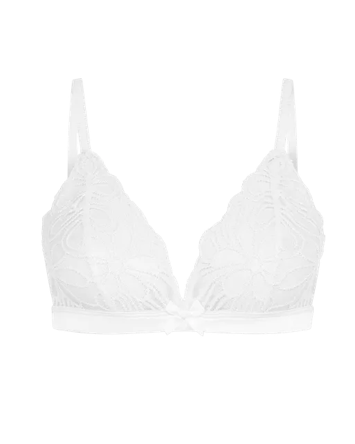 Nelle Soft Cup Bra White | Agent Provocateur