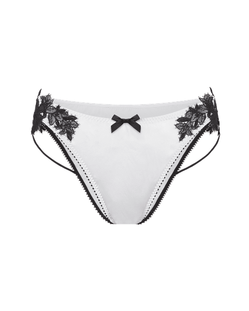 Penelopi Full Brief  Ivory/Black | Agent Provocateur