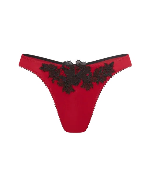 Penelopi Thong Red/Black | Agent Provocateur