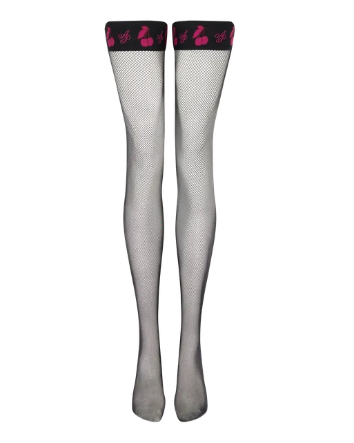Perri Hold Ups Black/Fuchsia | Agent Provocateur