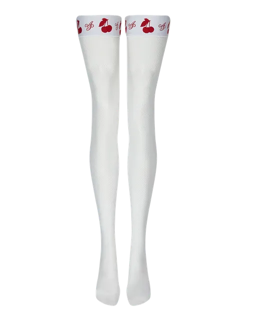 Perri Hold Ups White/Red | Agent Provocateur