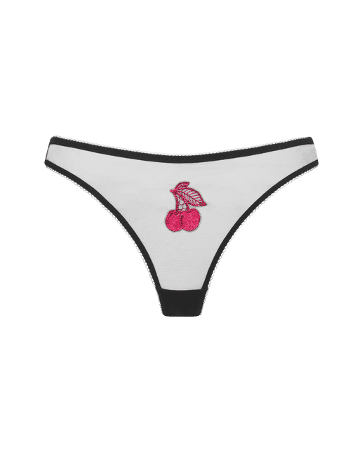 Perri Thong Black/Fuchsia | Agent Provocateur