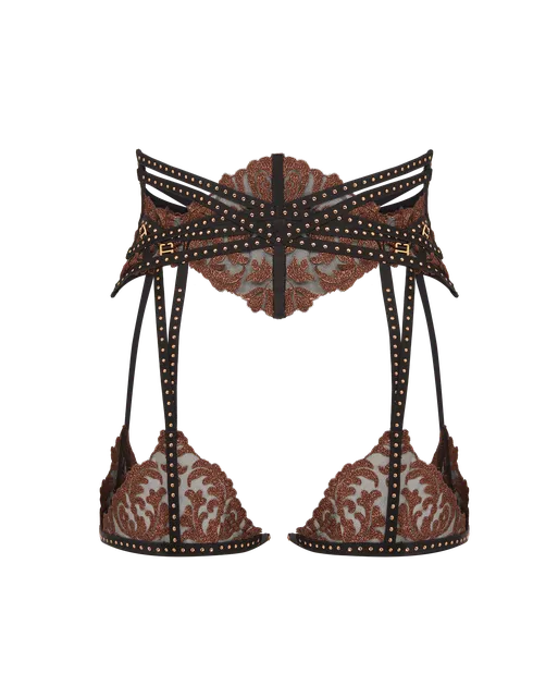 Zarella Waspie Bronze/Black | Agent Provocateur