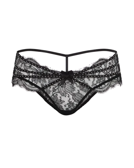 Anora Brief Black/Crystal | Agent Provocateur