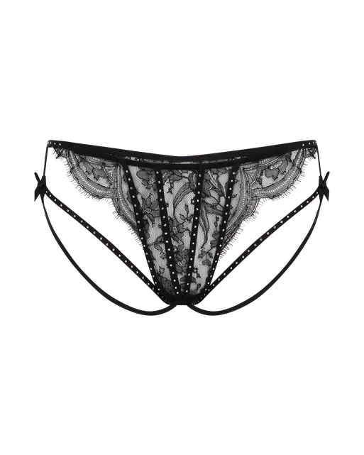 Anora Thong Black/Crystal | Agent Provocateur