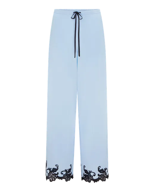 Clarette Pyjama Trousers  Blue/Black | Agent Provocateur