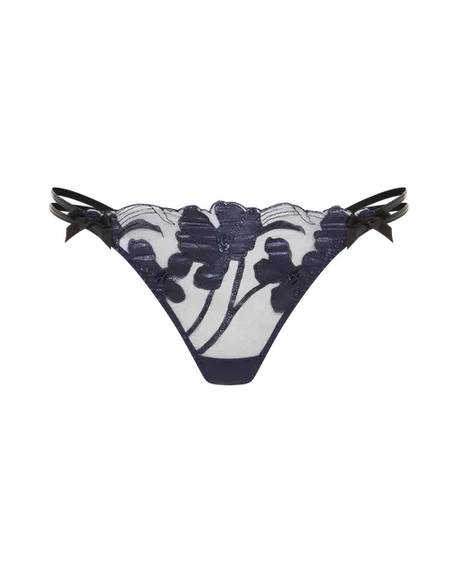 Felicitie Thong Navy/Black | Agent Provocateur