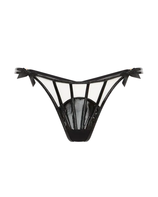Flick Thong Black/Nude | Agent Provocateur