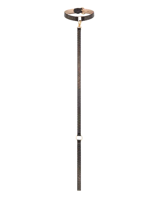 Fonda Choker And Leash Black Crystal | Agent Provocateur