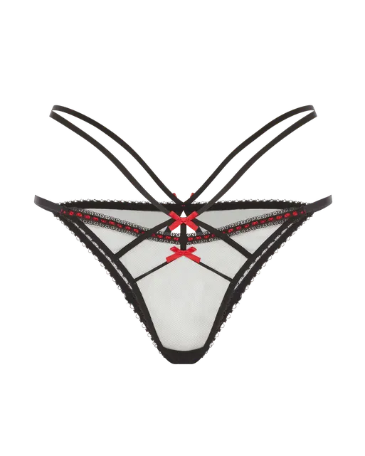 Hetty Brief Black/Red | Agent Provocateur