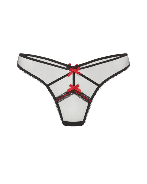 Hetty Thong Black/Red | Agent Provocateur