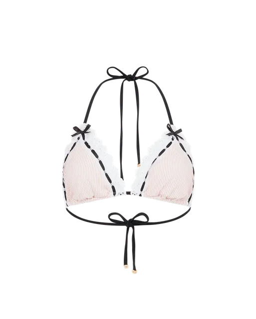 Miffy Bikini Top  Baby Pink/White | Agent Provocateur