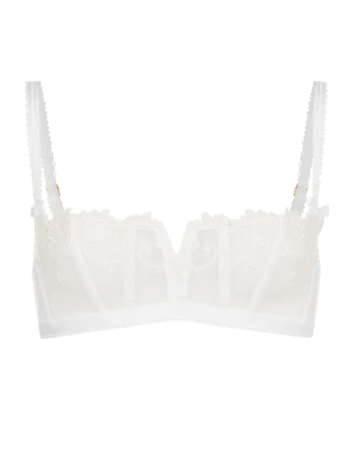 Nicolina Balconette Bra White | Agent Provocateur