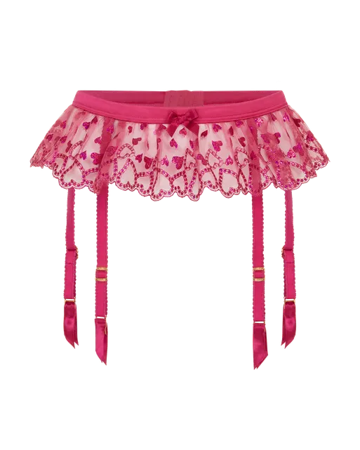 Rozann Tutu Suspender Fuchsia | Agent Provocateur